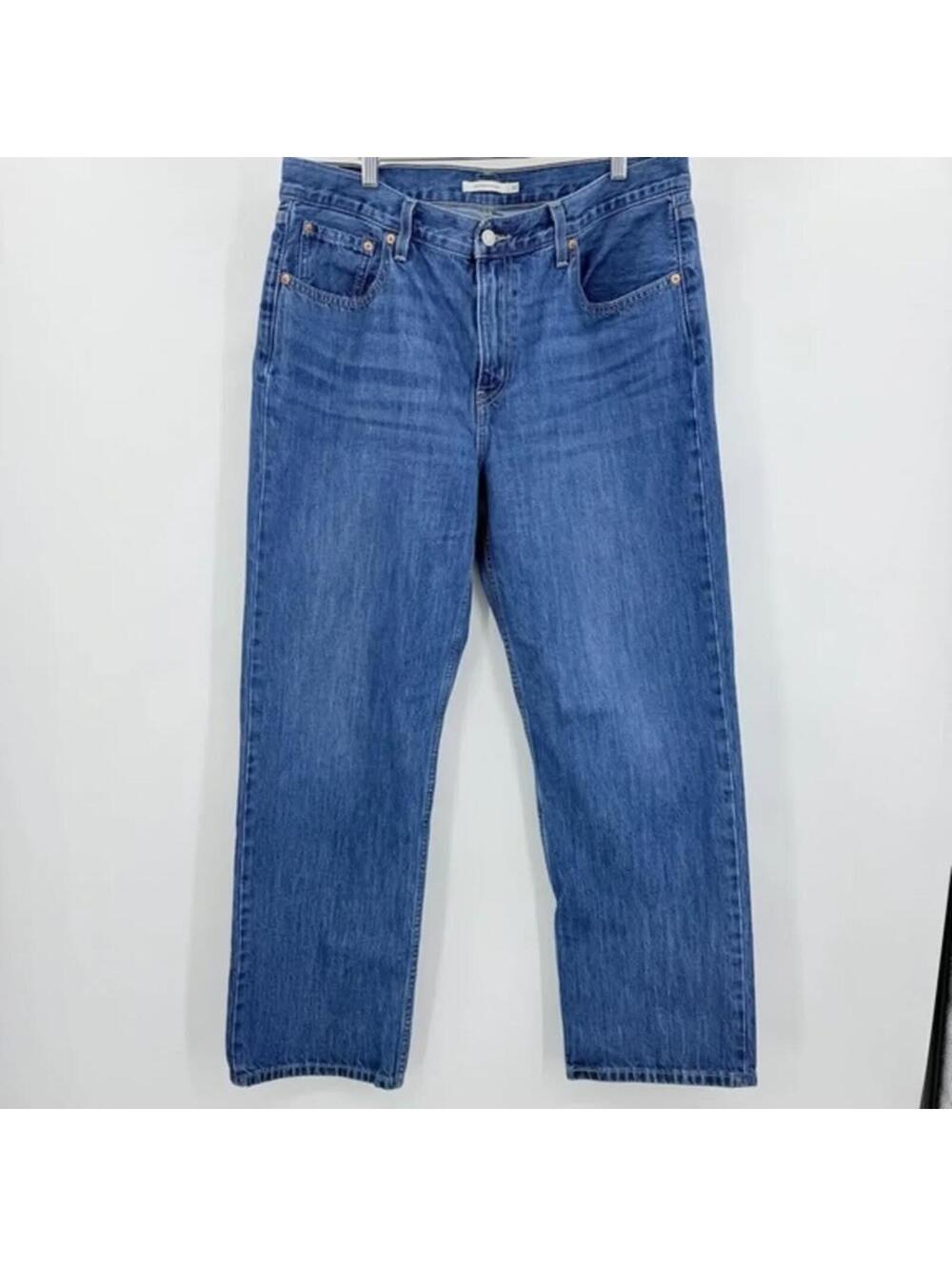 Levi’s Low Pro Straight Jeans 33x30 Medium Wash Straight Leg Denim